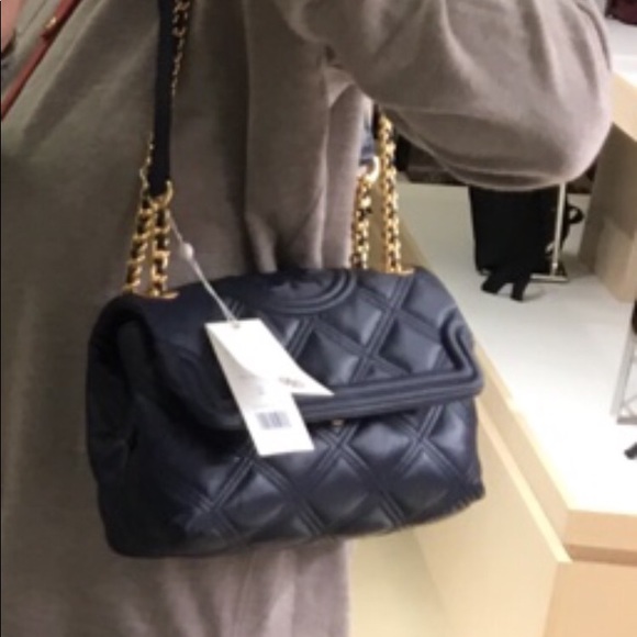 🌟🌸TORY BURCH🌸🌟navy/gold handbag🌟✨✨🌸✨🌟🎊 - Picture 7 of 8